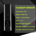 2-in-1 Bike Headlight & 120dB Horn USB Rechargeable Front Light