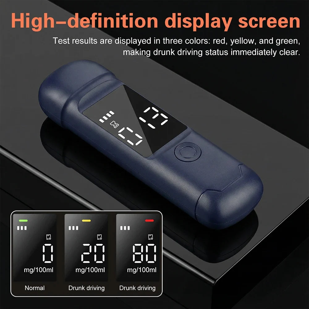 Portable Non-Contact Breathalyser | Alcohol Tester with Alarm