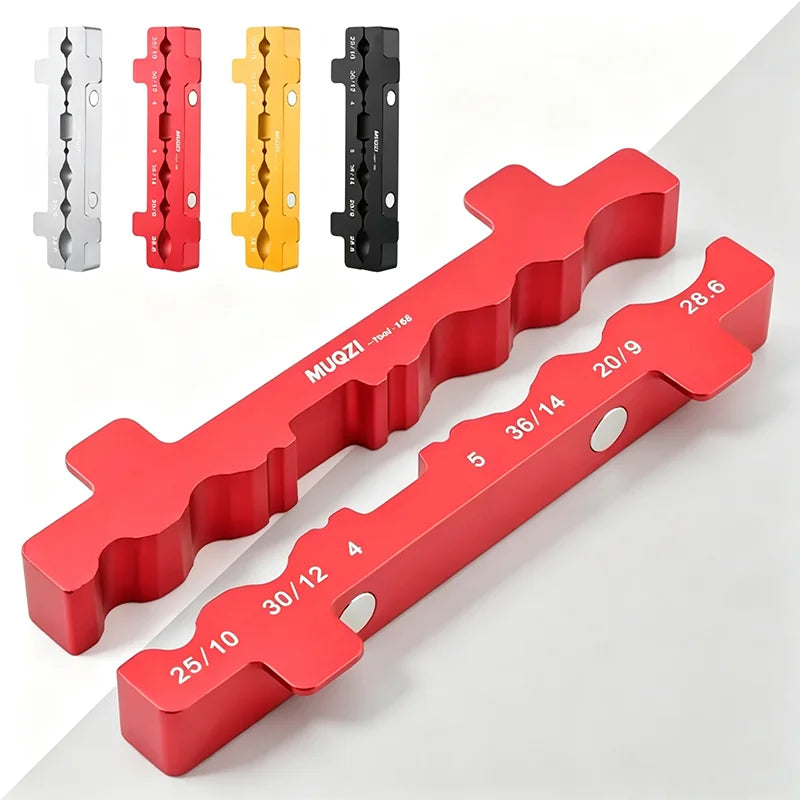 Bicycle Bench Vise Jaw Pads – Aluminum Alloy Multifunction Inserts