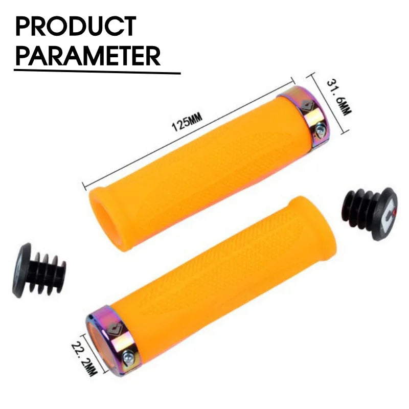 ODI Silicone Lock-On MTB Bike Grips | Anti-Skid Handlebar