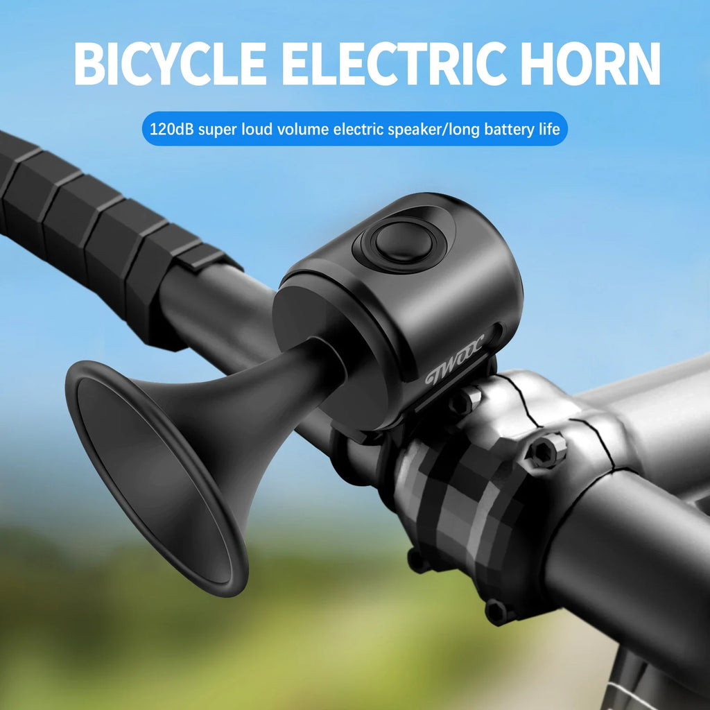 Electronic Bicycle Horn Bell – 120dB Loud Handlebar Alarm