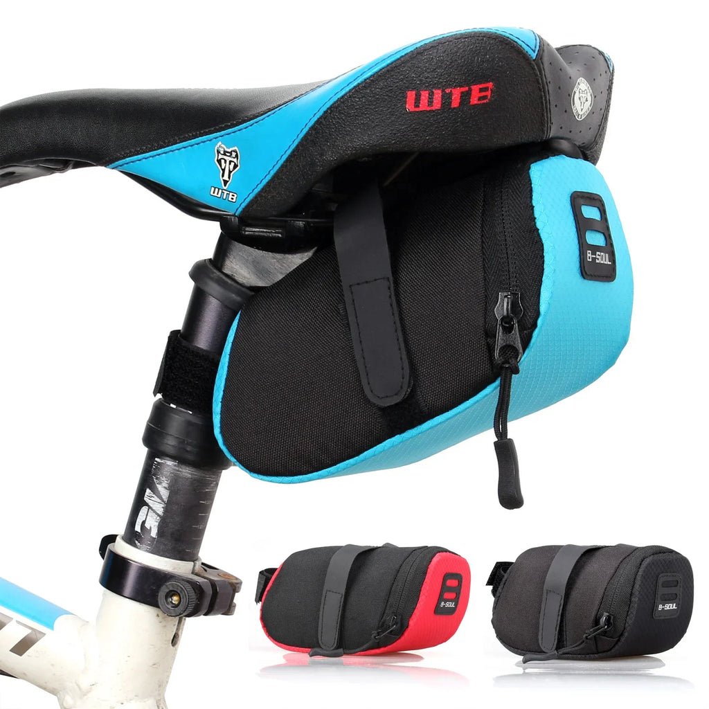 B-SOUL Bike Saddle Bag Lightweight Under-Seat Cycling Pouch