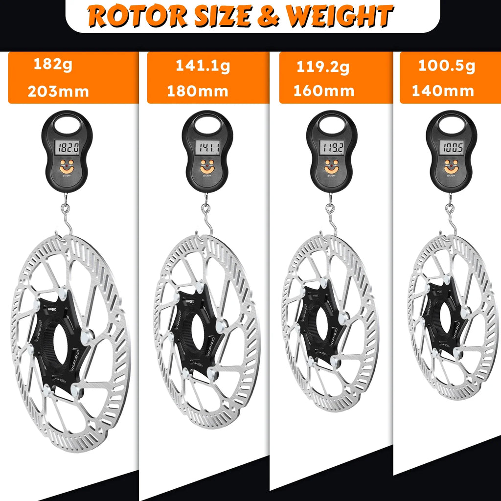 IIIPRO Centerlock Bike Rotor MTB & Road Disc Brake 140–180mm