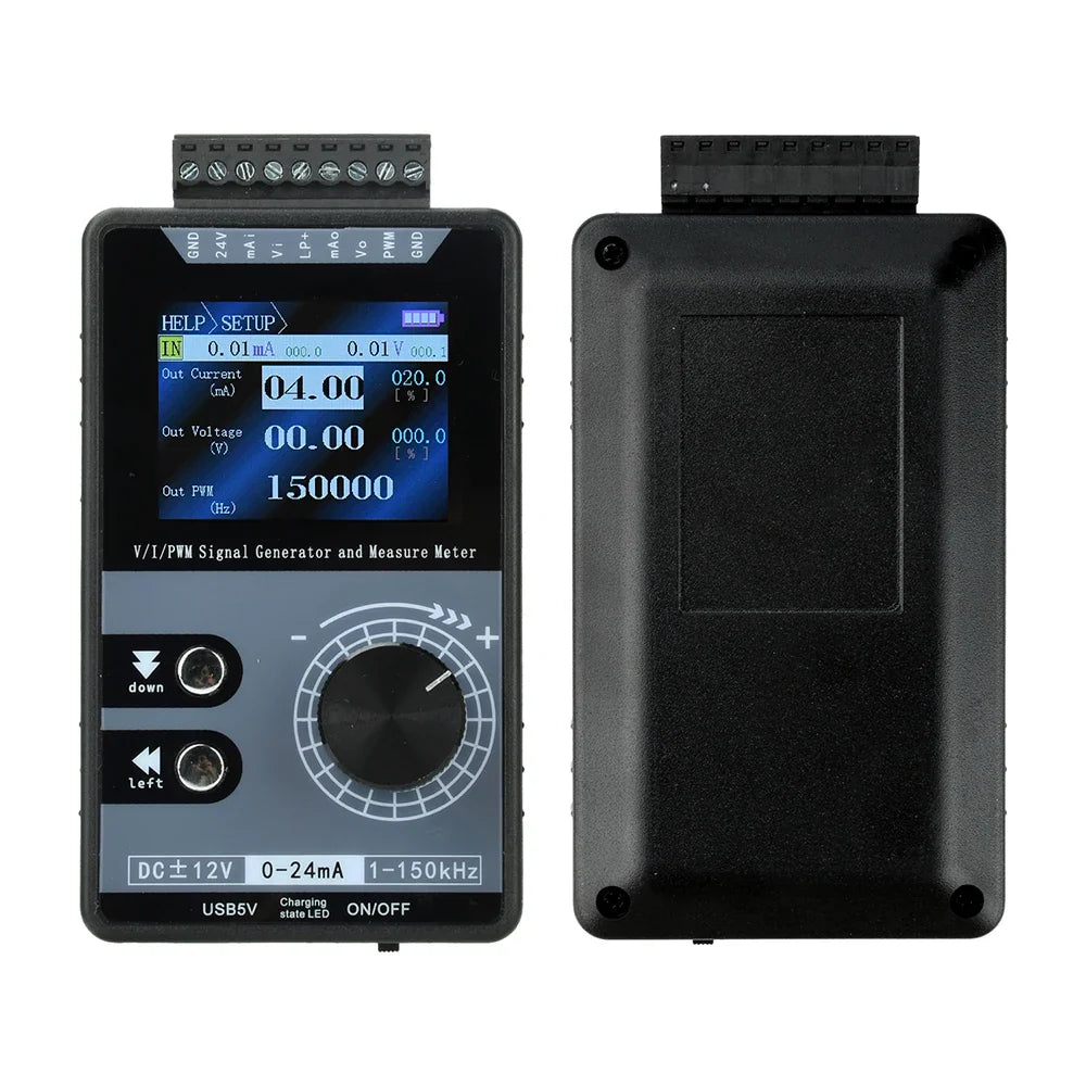 PWM Signal Generator 0-20mA 4-20mA 0-10V Colour Screen | Gaqqee