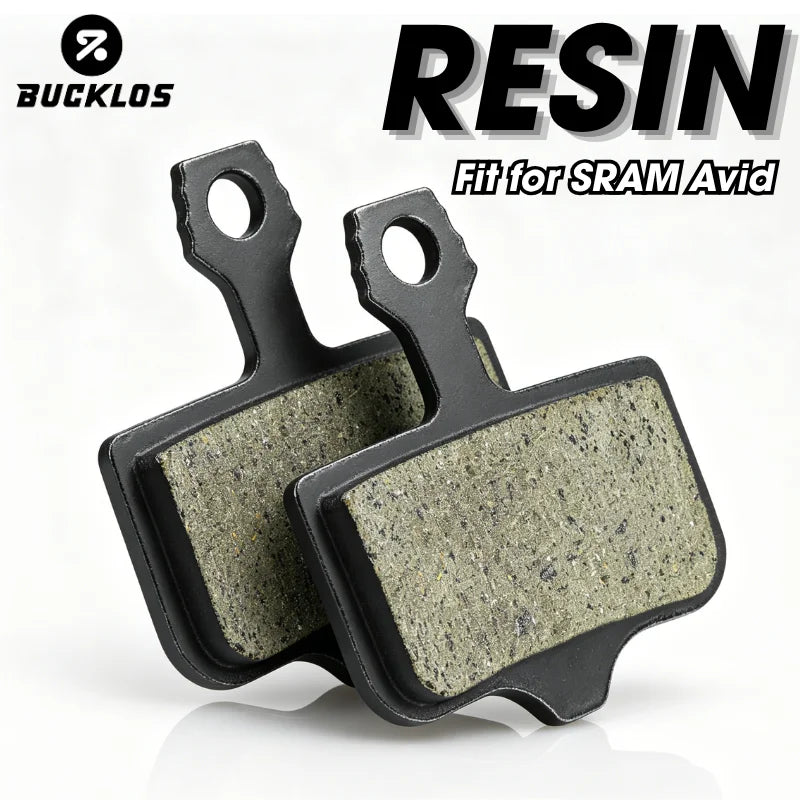 BUCKLOS Resin Disc Brake Pads for SRAM Avid MTB Road Gravel