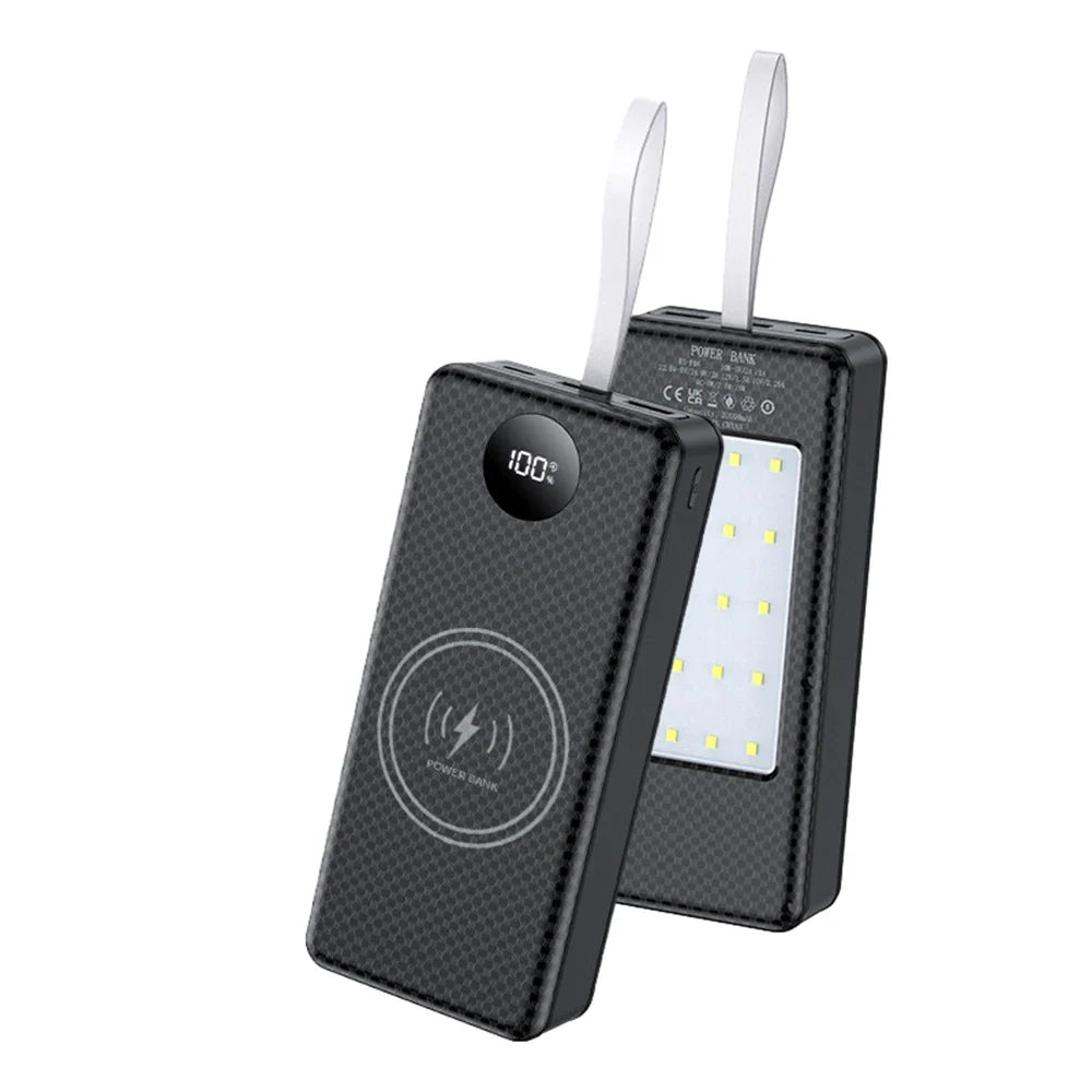 16×18650 Power Bank Case – 22.5W Fast & 15W Wireless Charging