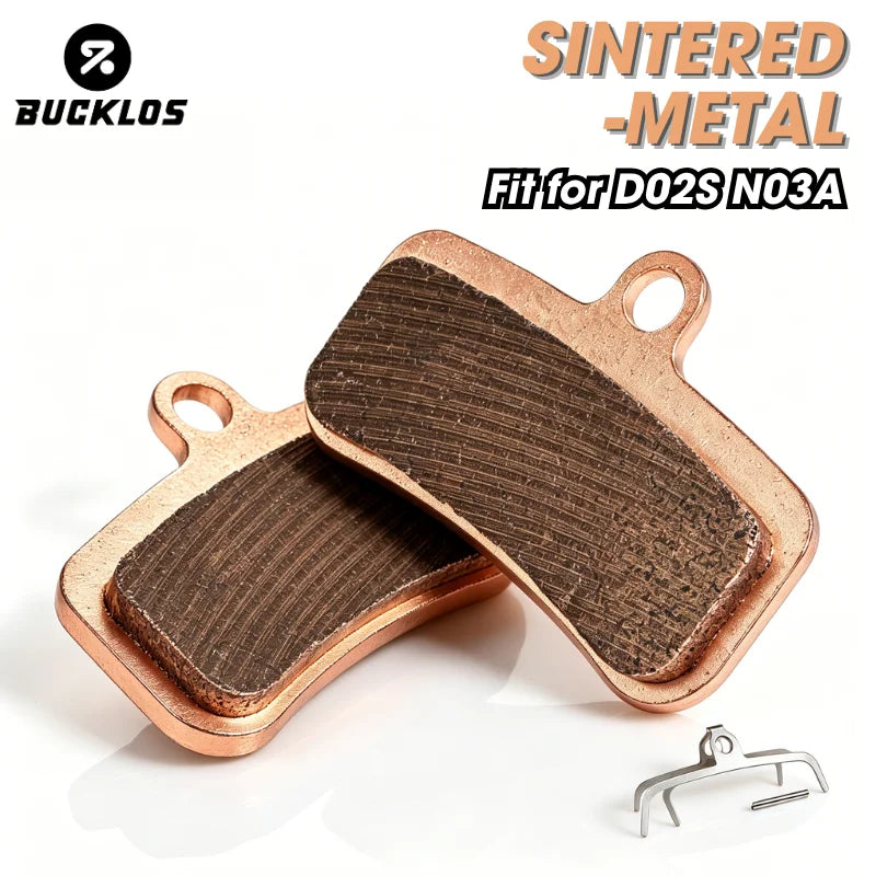 BUCKLOS Sintered-Metal Disc Brake Pads D02S N03A MTB Road
