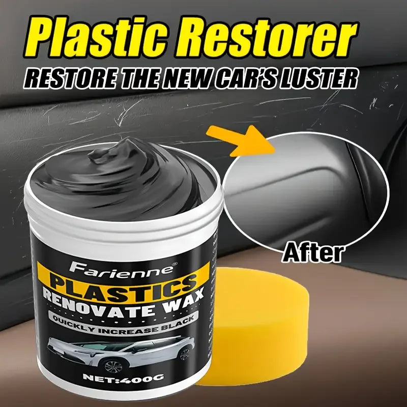 FARIENNE Car Plastic Wax Paste – Scratch, Dashboard & Tire Care