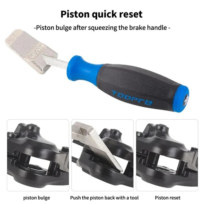 TOOPRE Hydraulic Disc Brake Piston Reset Tool – MTB & Road Bike