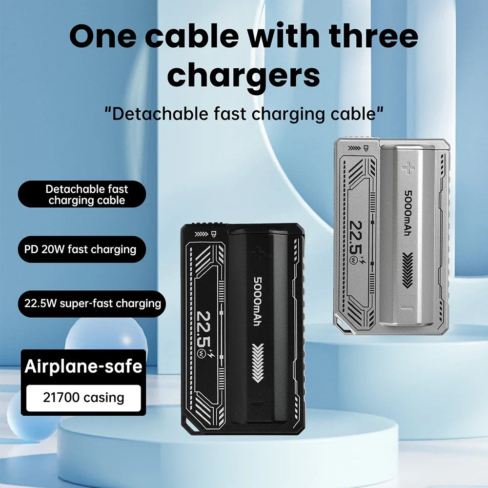 PD 20W Fast Charging DIY Power Bank Case – 21700 Battery Holder