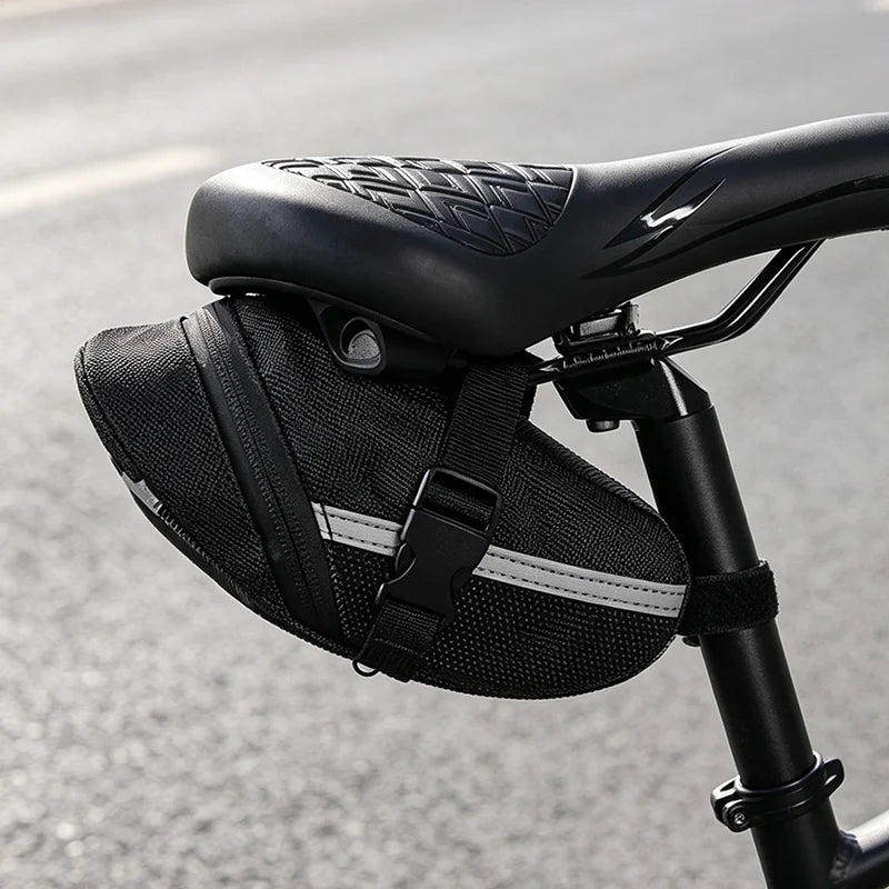 Rainproof Reflective Bike Saddle Bag | 600D MTB Rear Tail Bag