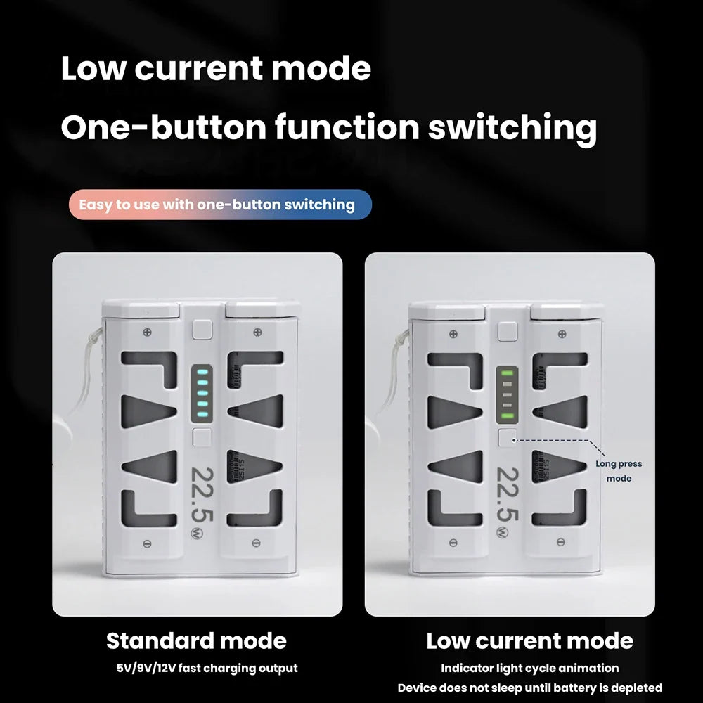occkic 22.5W Fast-Charging Power Bank Case | 2×21700 DIY