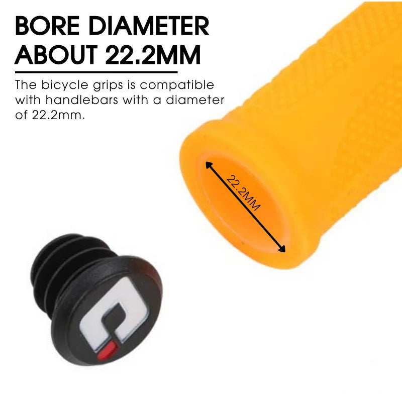 ODI Silicone Lock-On MTB Bike Grips | Anti-Skid Handlebar