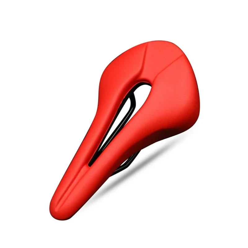 Ergonomic PU Leather Bike Saddle – Hollow Cushion Seat Pad