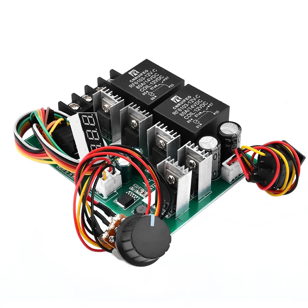 PWM DC Motor Speed Controller 10–55V 40A LED Display Module