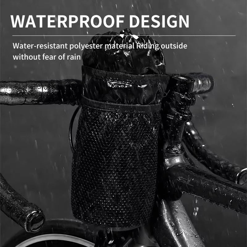 Bike Handlebar Water Bottle Bag – Insulated Cycling Pouch