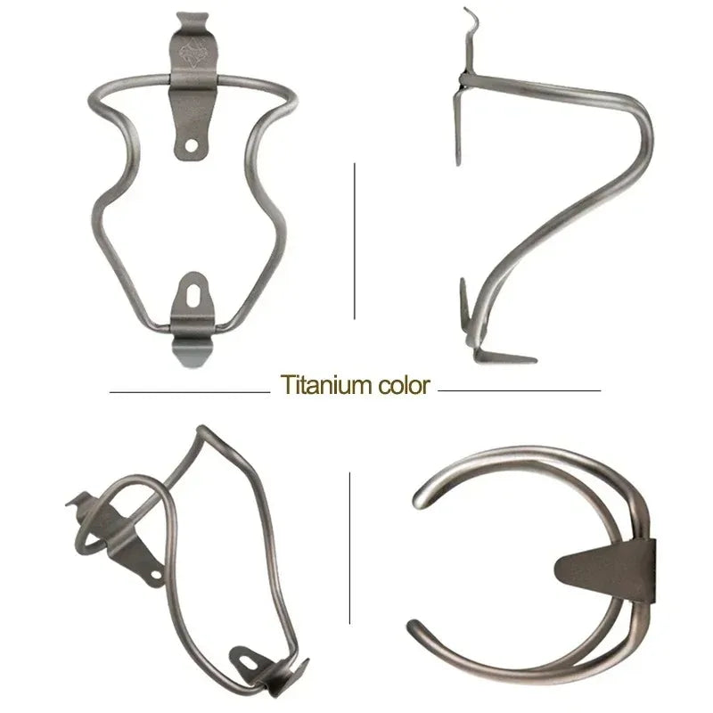 Titanium Alloy Bike Water Bottle Cage – MTB & Road Bike