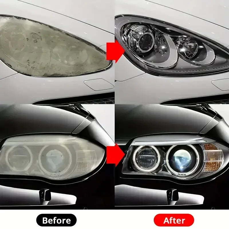 LOORSAN Headlight Restoration Cream – No Sanding, Clears Haze
