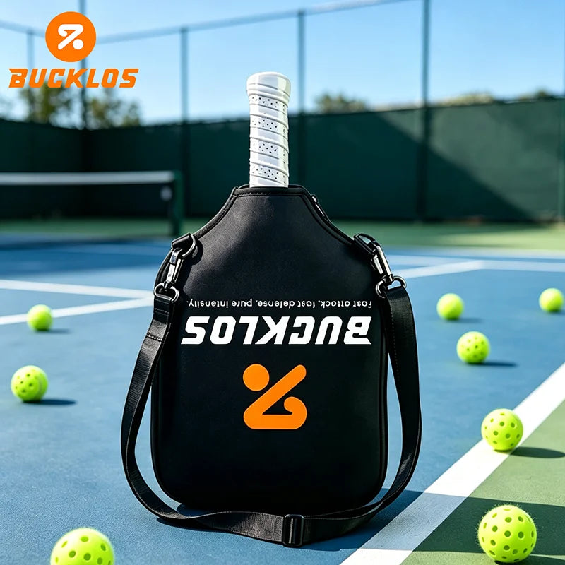 BUCKLOS Neoprene Pickleball Paddle Cover Bag with Zipper