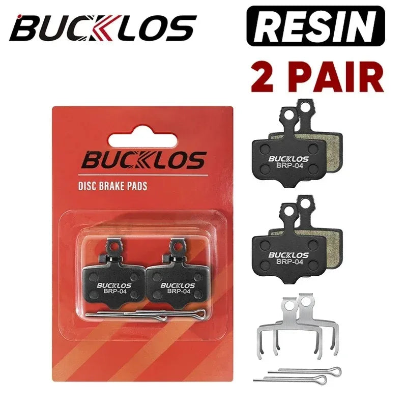 BUCKLOS Resin Disc Brake Pads for SRAM Avid MTB Road Gravel