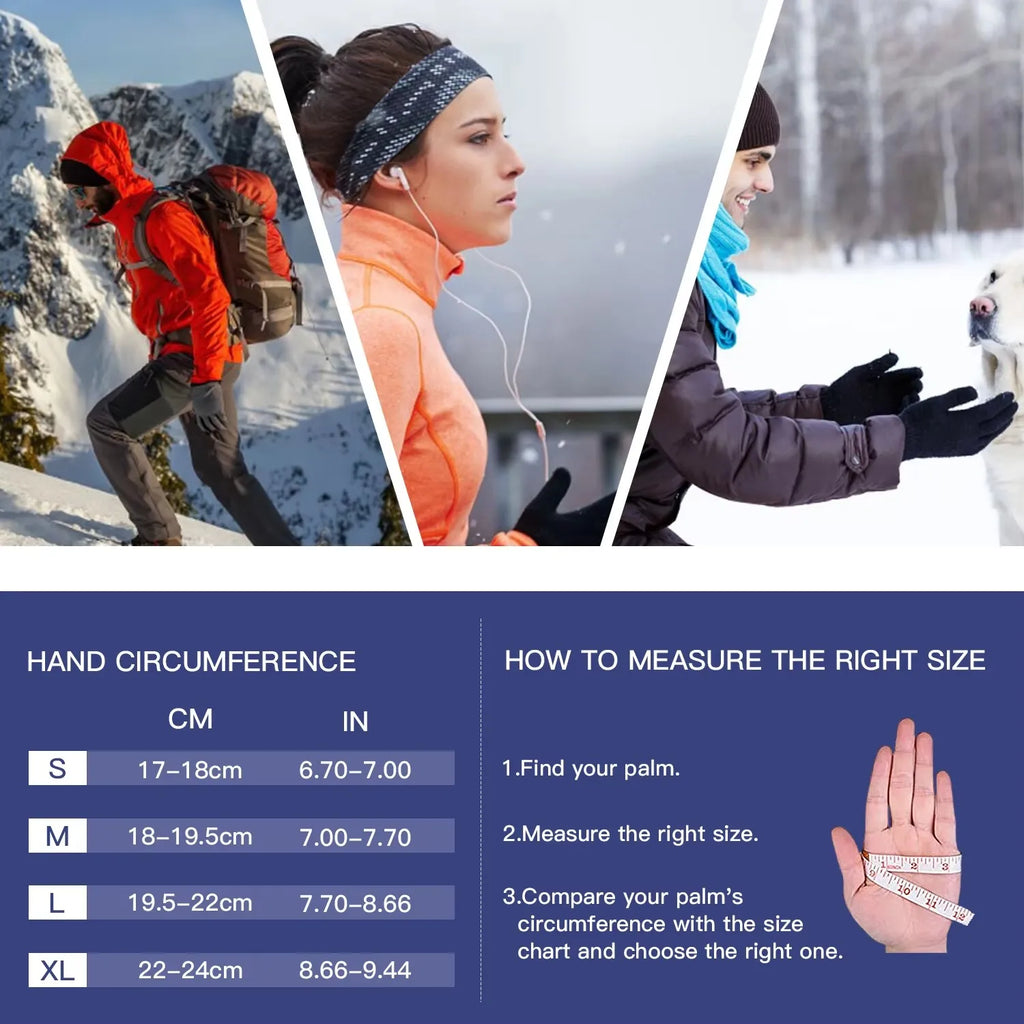 Full Finger Cycling Gloves – Non-Slip Shock-Absorbing MTB Gloves