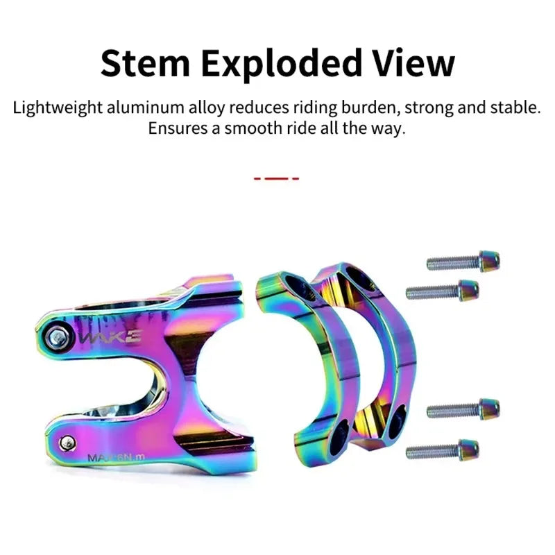WAKE MTB CNC Aluminum Ultralight Short Stem – Road & Gravel
