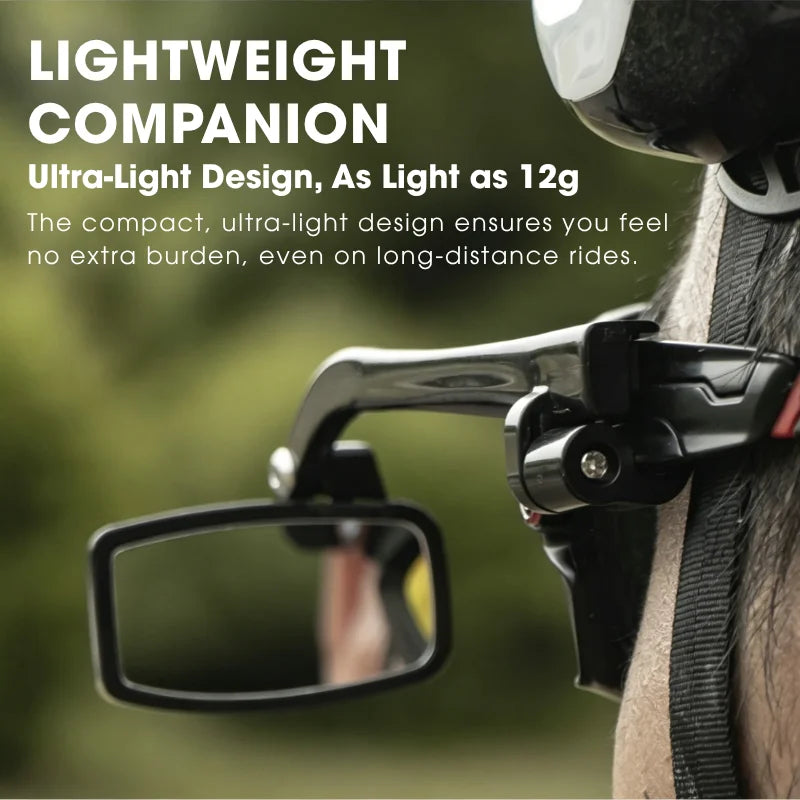 360° Adjustable Rear View Mirror Cycling Glasses & Helmet Mount