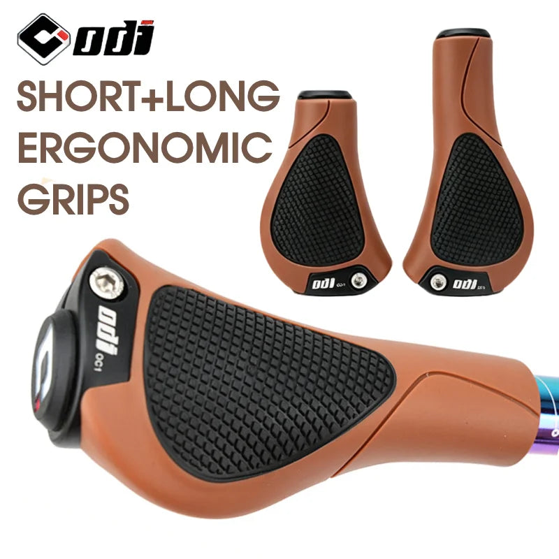ODI Lock-On Ergonomic MTB Bicycle Grips – Aluminum & Rubber