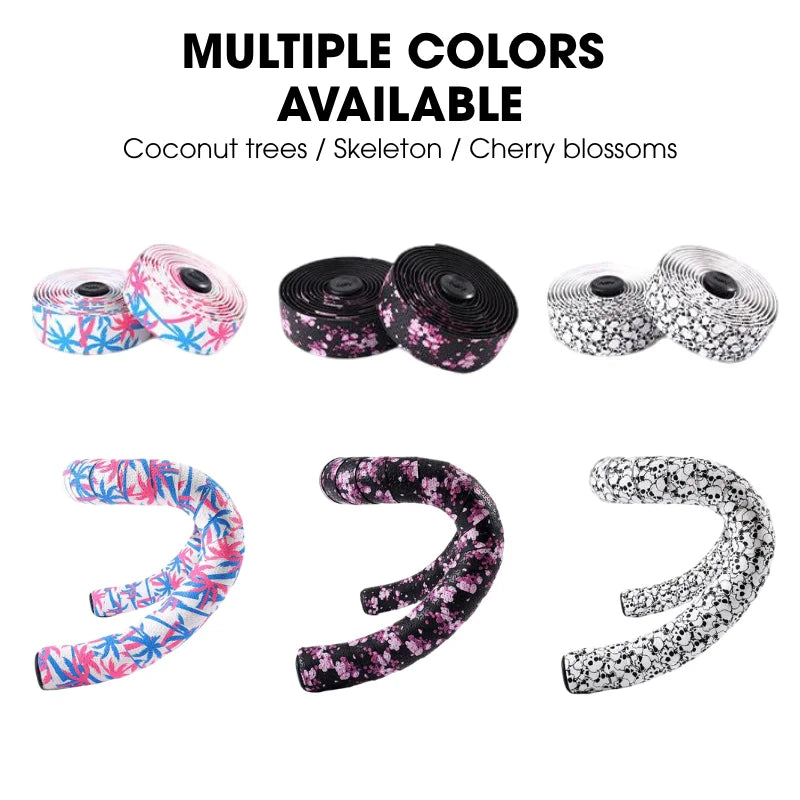 Cherry Blossom Road Bike Handlebar Tape – PU+EVA Anti-Slip