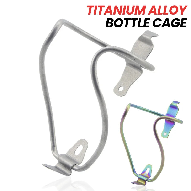 Titanium Alloy Bike Water Bottle Cage – MTB & Road Bike