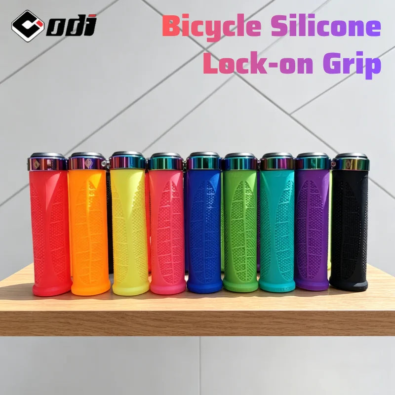 ODI Silicone Lock-On MTB Bike Grips | Anti-Skid Handlebar
