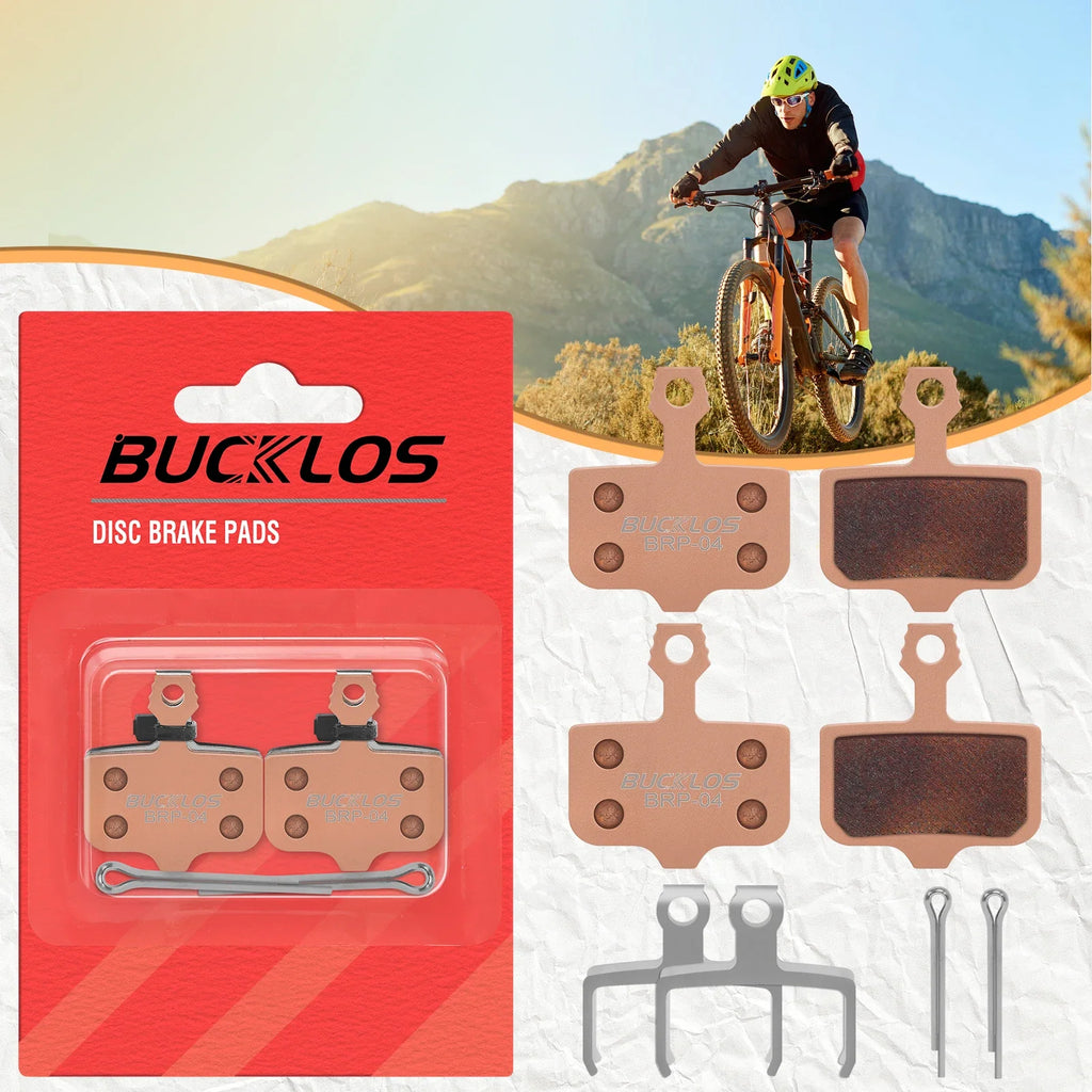 BUCKLOS Sintered Metal Disc Brake Pads for SRAM Avid MTB Gravel