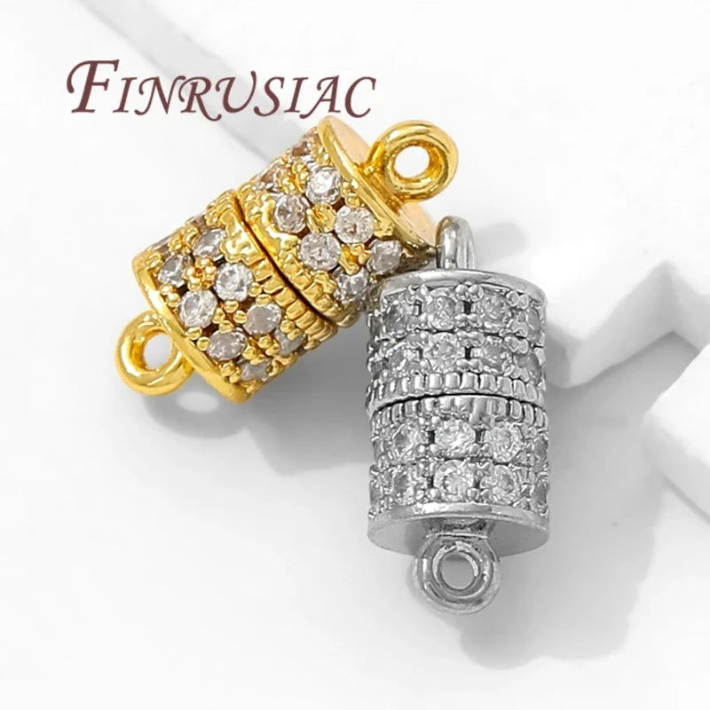 18K Gold Plated Ball Magnetic Clasp – Bracelet & Necklace DIY