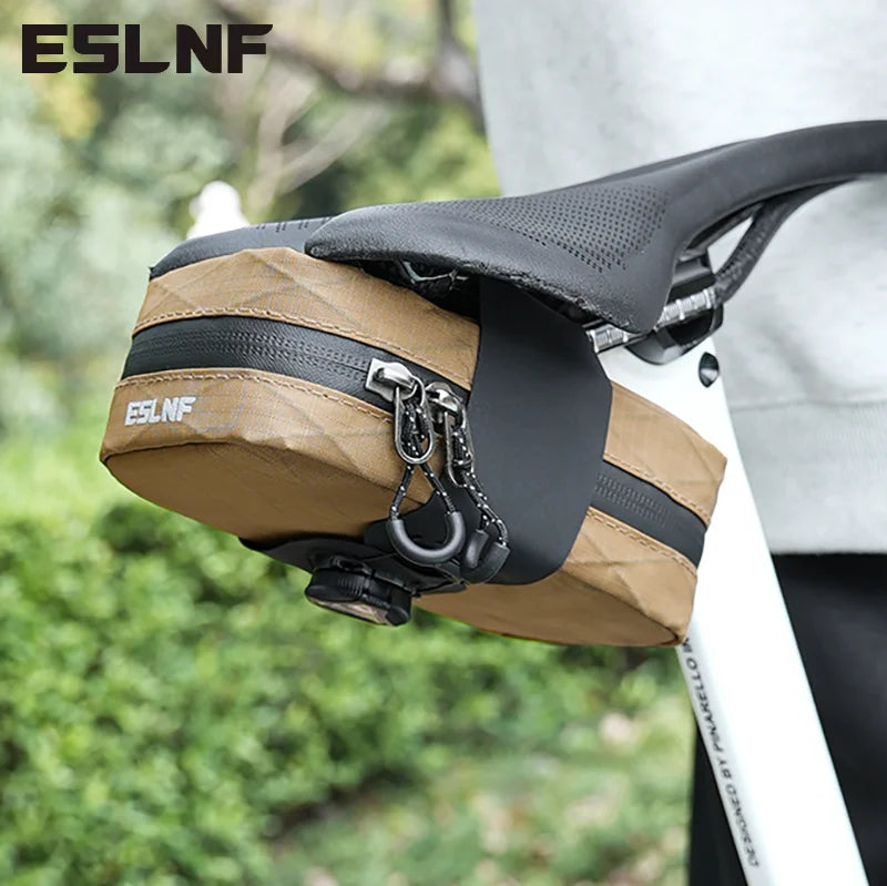ESLNF Ultralight Self-Locking Bicycle Saddle Bag | Road & MTB