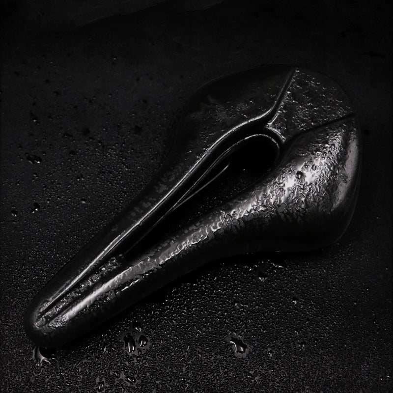 Ergonomic PU Leather Bike Saddle – Hollow Cushion Seat Pad