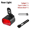 USB Rechargeable Bike Front & Rear LED Light Set – IPX6