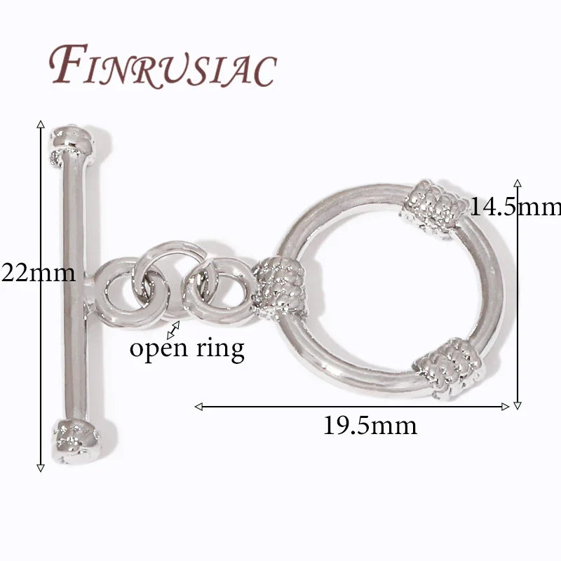 18K Gold Plated Toggle Clasp – OT Clasp for DIY Jewelry Making