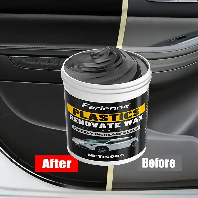 FARIENNE Car Plastic Wax Paste – Scratch, Dashboard & Tire Care