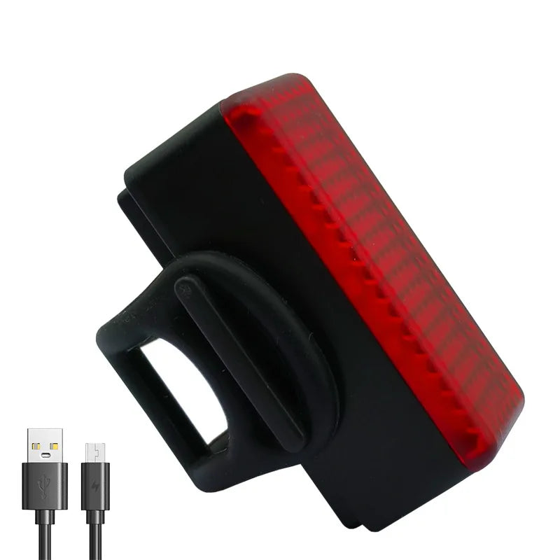 BUCKLOS USB Rechargeable LED Bike Tail Light – 6 Modes IPX5