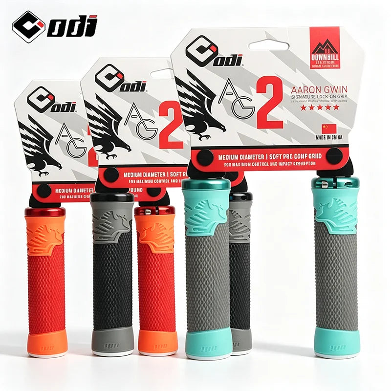ODI AG-2 Silicone MTB Lock-On Handlebar Grips | Anti-Slip