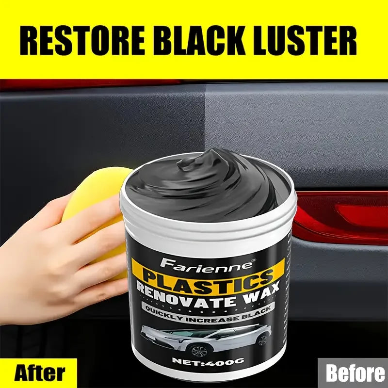 FARIENNE Car Plastic Wax Paste – Scratch, Dashboard & Tire Care