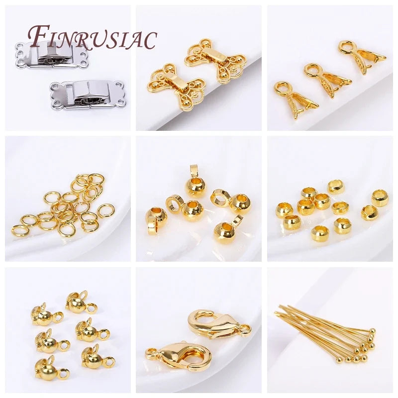 Rhodium Plated 2/3 Row Lock Clasp – DIY Bracelet Necklace Findings