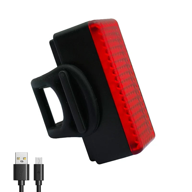 BUCKLOS USB Rechargeable LED Bike Tail Light – 6 Modes IPX5