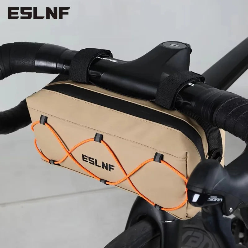 ESLNF Bike Handlebar Bag Waterproof Reflective Cycling Front Bag