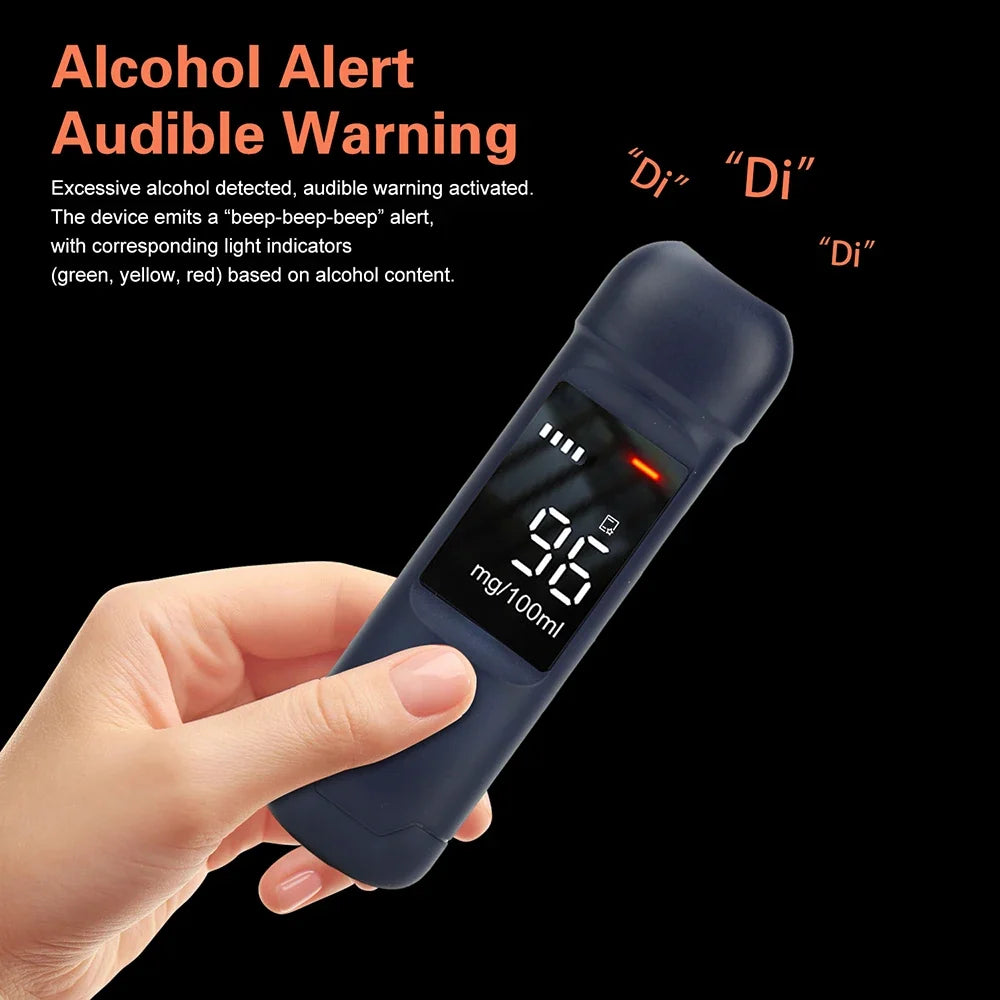 Portable Non-Contact Breathalyser | Alcohol Tester with Alarm
