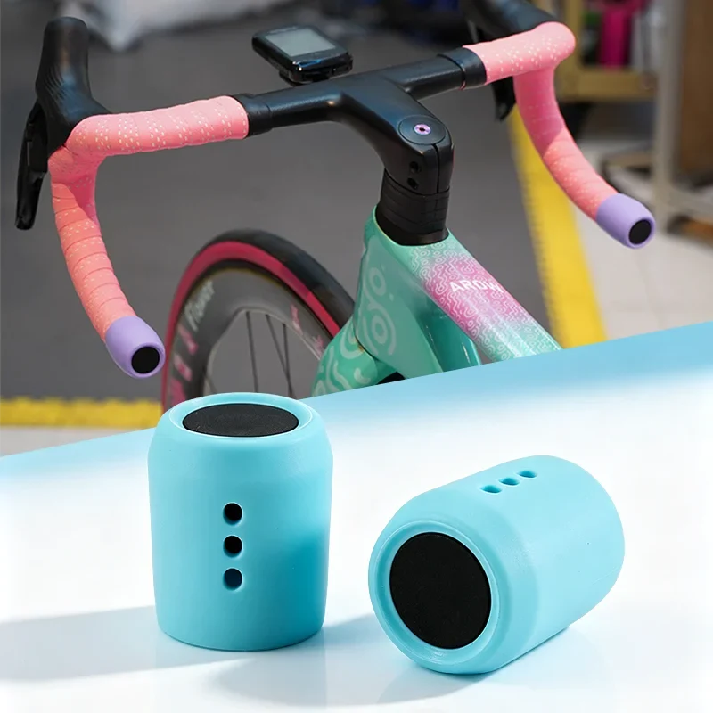 Silicone Bike Handlebar End Plugs – Multi-Color Bar Caps