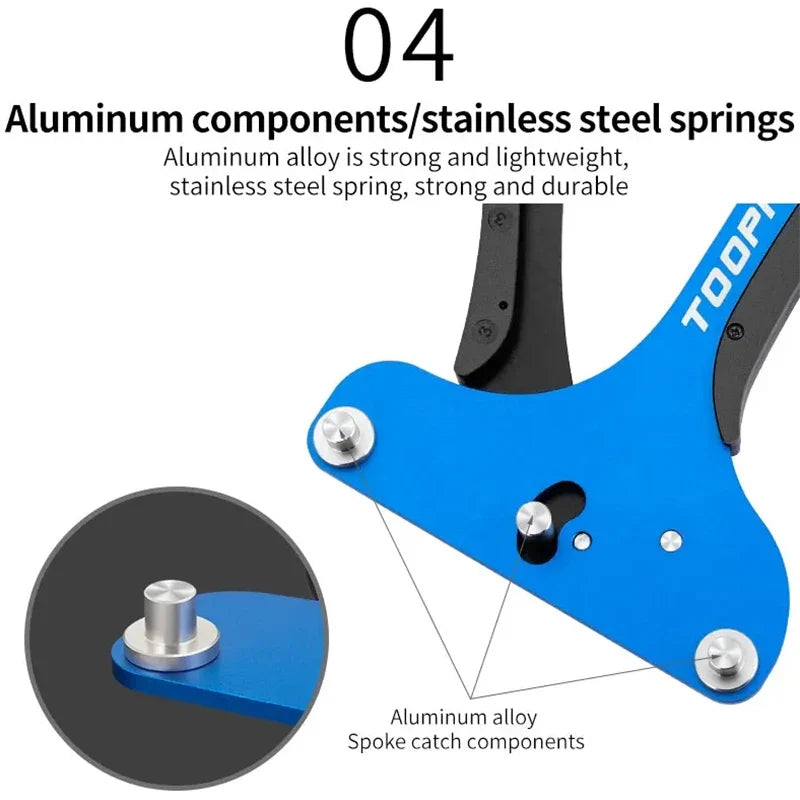 TOOPRE Spoke Tension Meter – MTB & Road Bike Wheel Tool