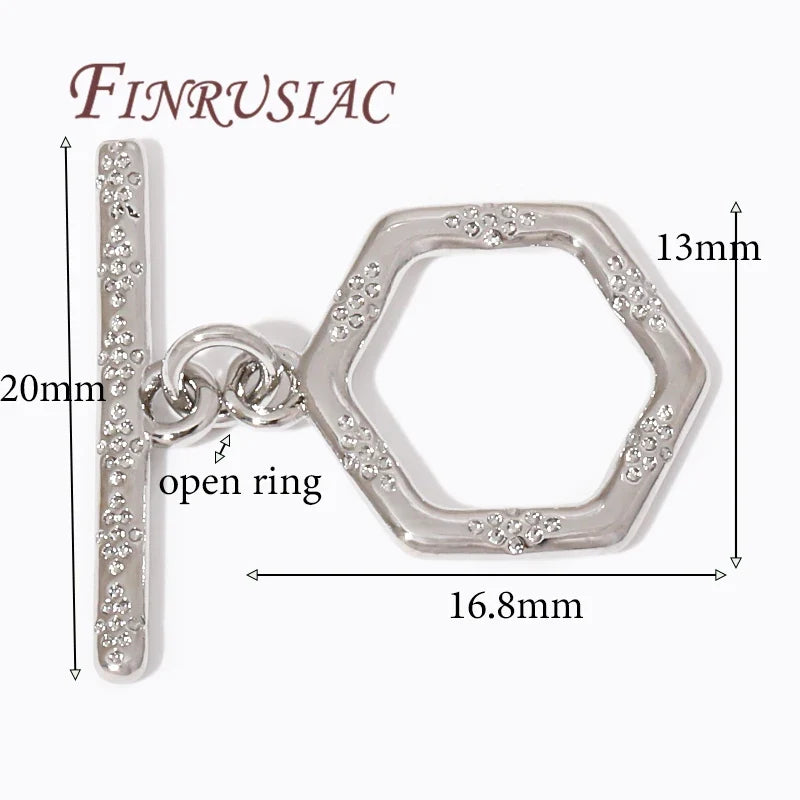 18K Gold Plated Toggle Clasp – OT Clasp for DIY Jewelry Making