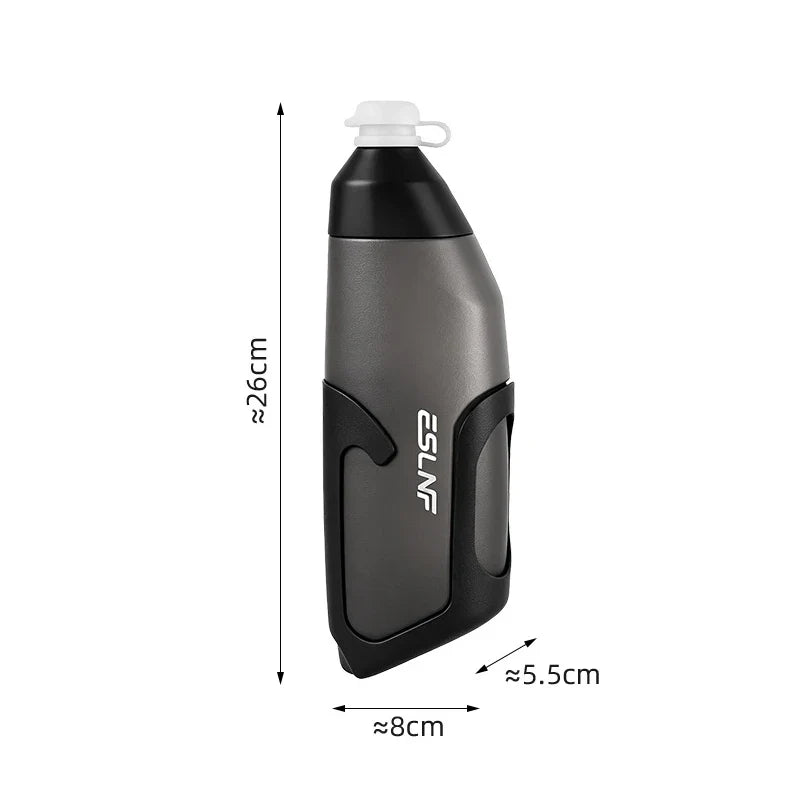 ESLNF 680ml Aerodynamic Cycling Water Bottle with Cage