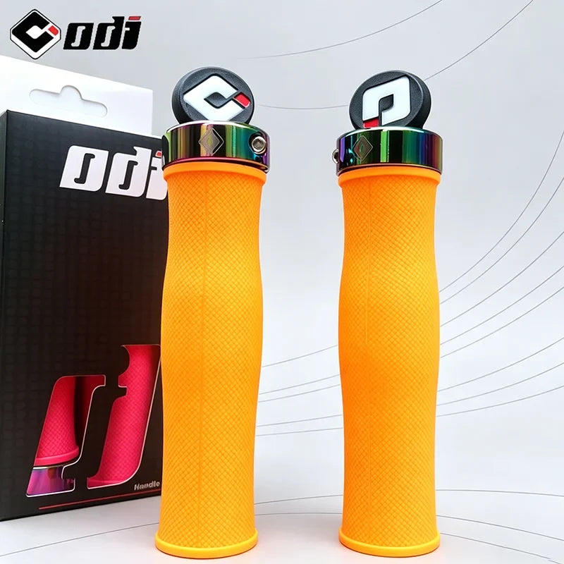 ODI Silicone Lock-On MTB Handlebar Grips – Anti-Slip Bike
